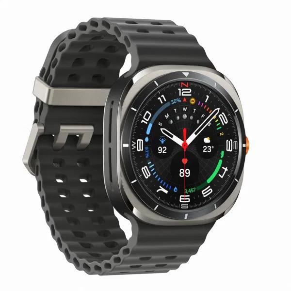 Đồng hồ thông minh Samsung Galaxy Watch Ultra 47mm LTE - Khung viền bạc xám dây đen (BHĐT)