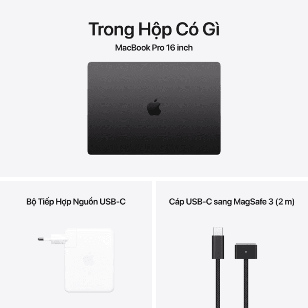 MacBook Pro 2024 16-inch M4 Max 14‑Core CPU | 32‑Core GPU 36GB/1TB Chính Hãng
