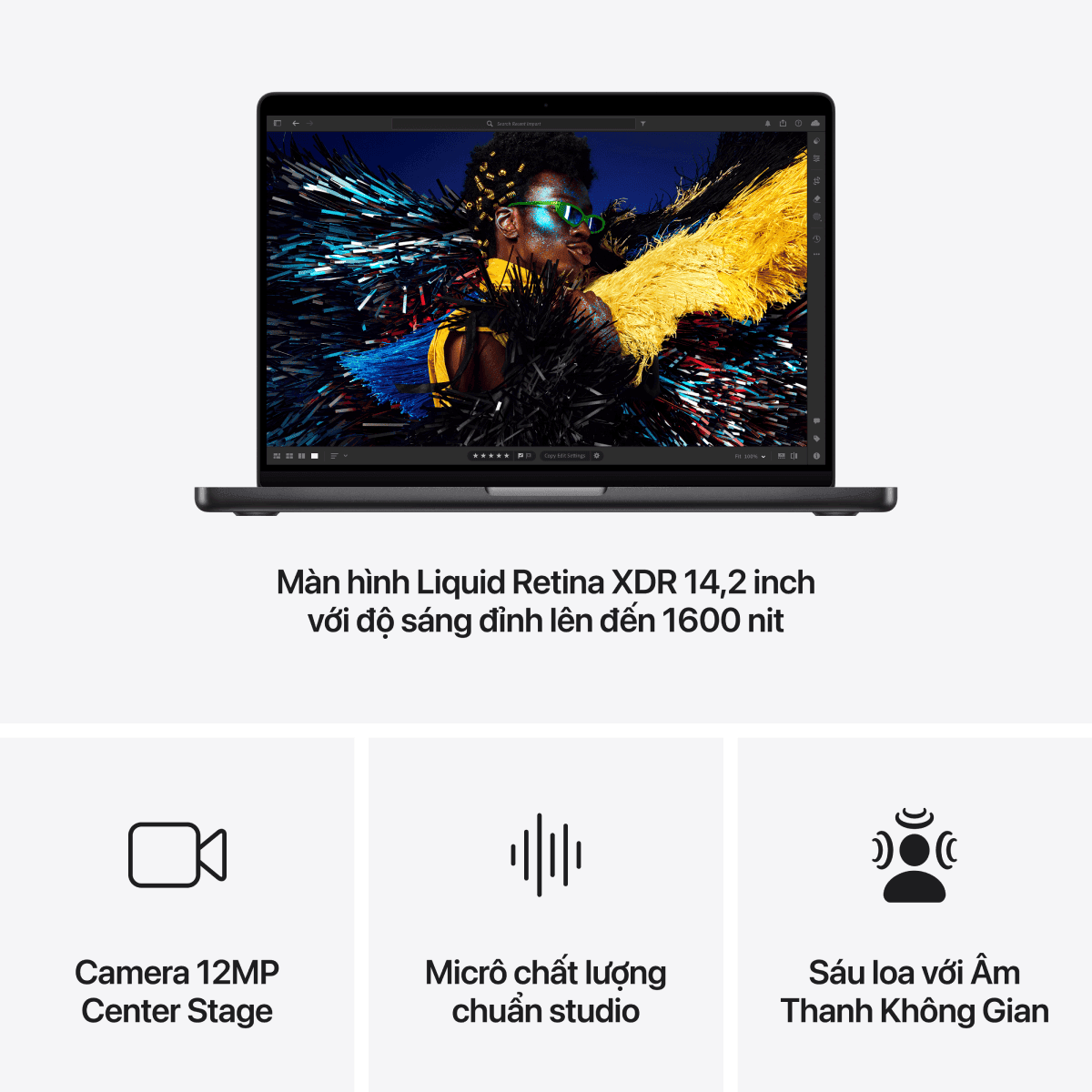 MacBook Pro 2024 14-inch M4 Pro 14‑Core CPU | 20‑Core GPU 24GB/1TB