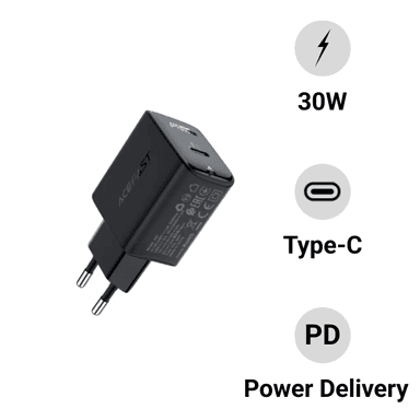 Củ sạc Acefast GaN PD3.0 30W 1 cổng USB-C (EU) A21