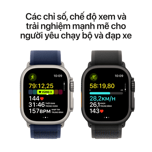 Apple Watch Ultra 2 (2024) 49mm (LTE) Viền Titan - Dây Alpine size L