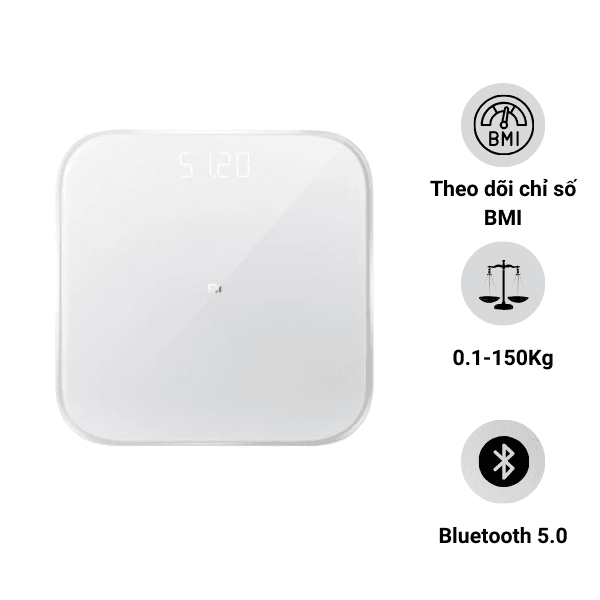 Cân sức khỏe thông minh Xiaomi Scale 2 Chính Hãng