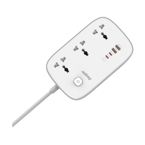 Ổ điện đa năng Energizer 3AC kèm 2USB-A / 2 USB-C sạc nhanh PD 65W EPB3250W00EUWE
