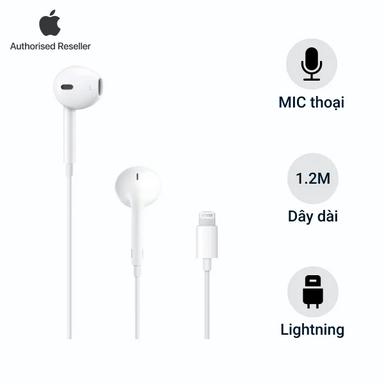 Tai nghe Apple Earpods with Lightning Connector (MWTY3) Chính Hãng