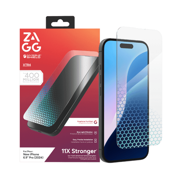 Dán cường lực iPhone 16 Pro ZAGG Invisibleshield XTR4
