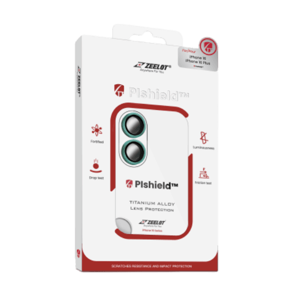 Dán cường lực camera iPhone 16 /16 Plus Zeelot Pishield