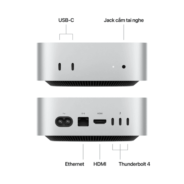 Mac mini M4 10‑Core CPU | 10‑Core GPU 16GB/512GB Chính Hãng