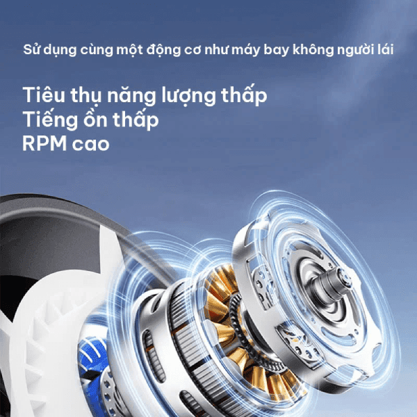 Quạt mini VEECO dùng pin sạc GS5