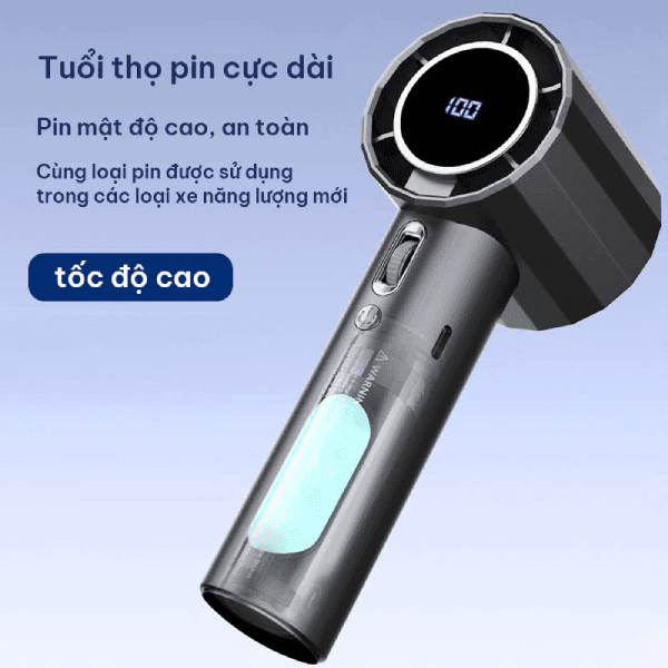 Quạt mini VEECO dùng pin sạc GS5