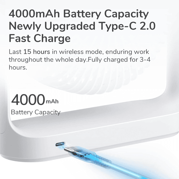 Quạt để bàn JisuLife FA19 4000mAh
