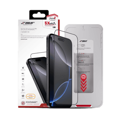 Dán kính cường lực iPhone 17 Zeelot SOLIDSleek 2.5D Chống ánh sáng xanh