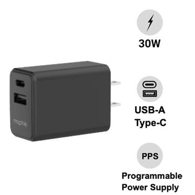 Củ sạc Mophie Essentials PD 30W 1A1C