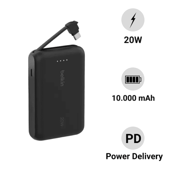 Pin sạc dự phòng Belkin 10.000mAh PD20W Boost Charge