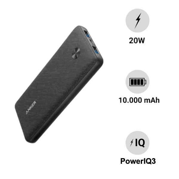 Pin sạc dự phòng Anker PowerCore III Sense 10K A1248