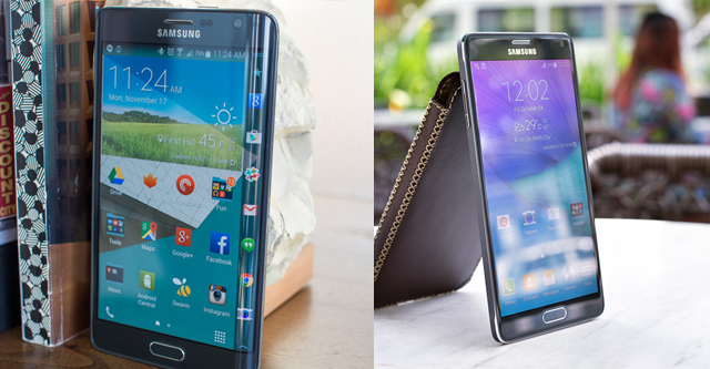 Samsung Galaxy Note 4 và Note Edge đồng giá, chọn máy nào?