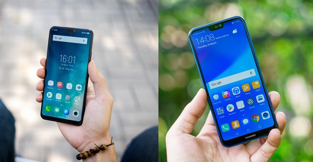 Nên mua Vivo V9 hay Huawei Nova 3e có giá chênh nhau 1 triệu?