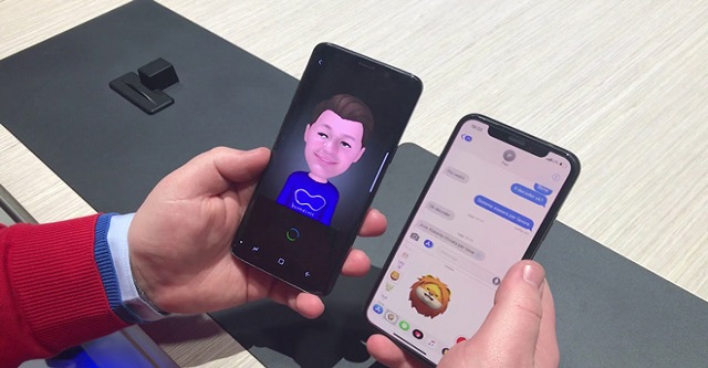 So sánh Animoji của iPhone X với AR Emoji trên Galaxy S9