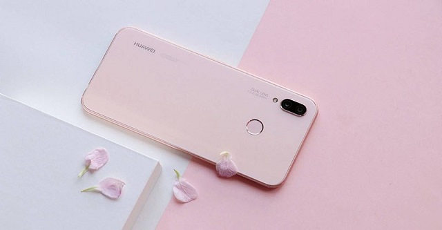 Hình ảnh Huawei Nova 3e màu hồng Sakura lạ mắt và tinh tế