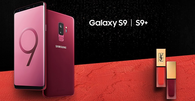 Hình ảnh Samsung Galaxy S9, S9 Plus đỏ Burgundy vừa ra mắt