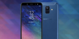 Galaxy A6 2018 giam gia ban tai An Do