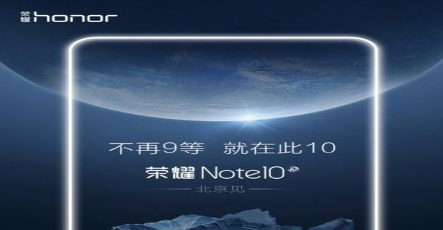 Honor Note 10 lộ diện ngoài thực tế, viền màn hình siêu mỏng