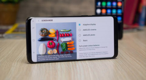 galaxy s8 va note 8 xoay ngang man hinh
