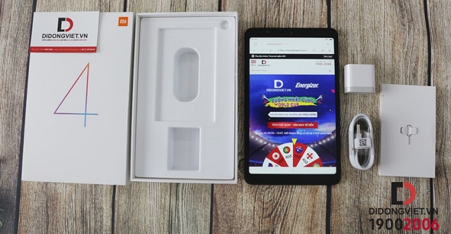 Hình ảnh Xiaomi MiPad 4 giá dưới 5 triệu tại Di Động Việt