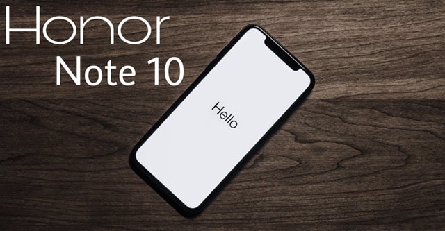 Honor Note 10 rò rỉ với mặt sau màu bạc sáng bóng cùng camera kép