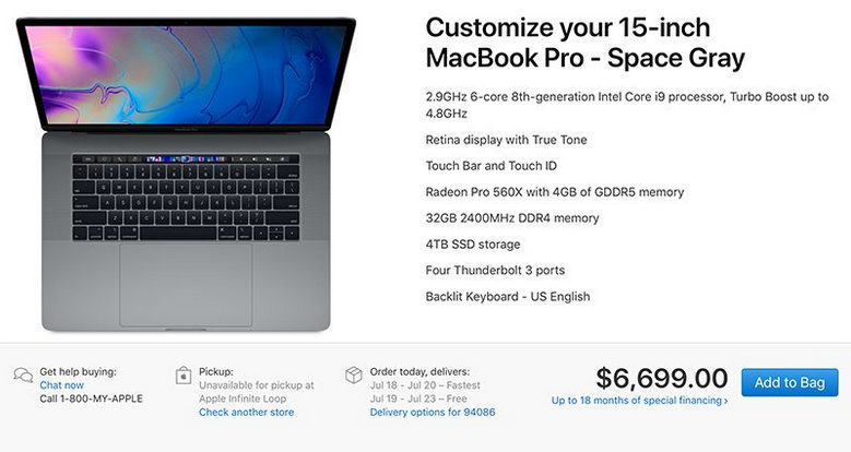 macbook pro 15 inch cau hinh khung