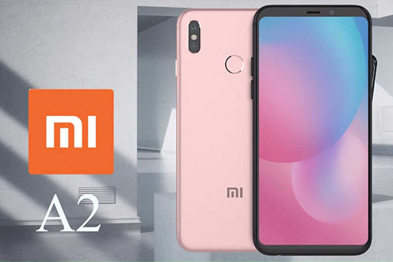 xiaomi mi a2 vang hong