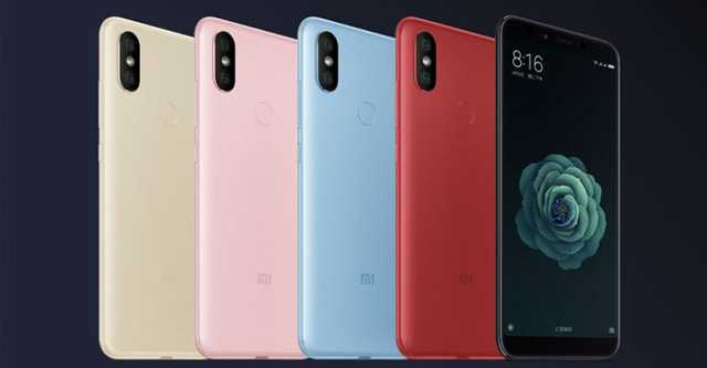 xiaomi mi a2 va mi a2 lite chinh thuc ra mat