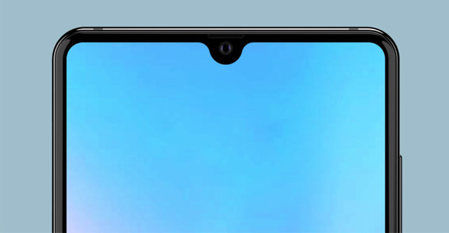 Ảnh render của Huawei Mate 20 có notch thiết kế hình giọt nước
