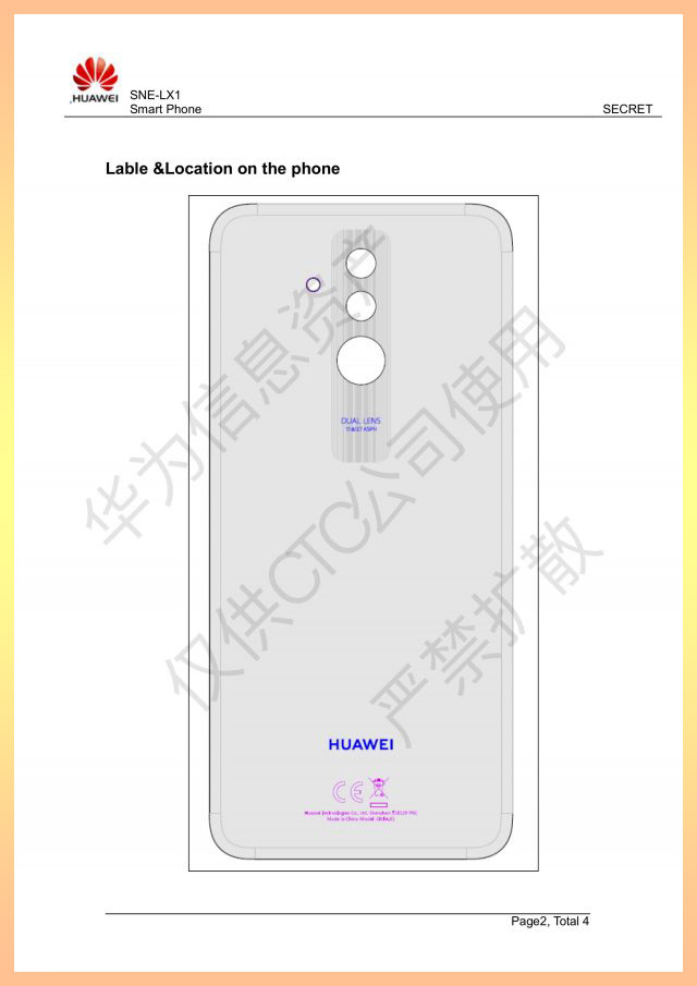 huawei mate 20 lite dat chung nhan fcc