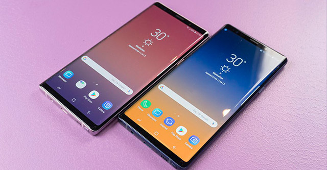 man hinh samsung galaxy note 9