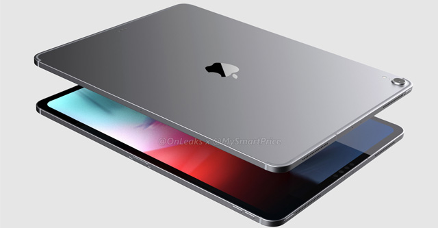 iPad Pro 2018 phiên bản 12.9 inch xuất hiện hình ảnh render CAD
