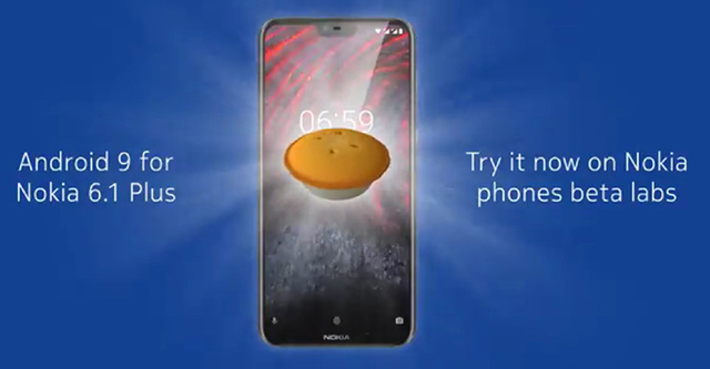 Mẫu điện thoại Nokia 6.1 Plus bắt đầu được thử nghiệm Android 9 Pie beta