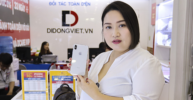 Phù thủy làm tóc Nguyễn Thu Giang lên đời iPhone Xs Max 2 SIM tại Di Động Việt