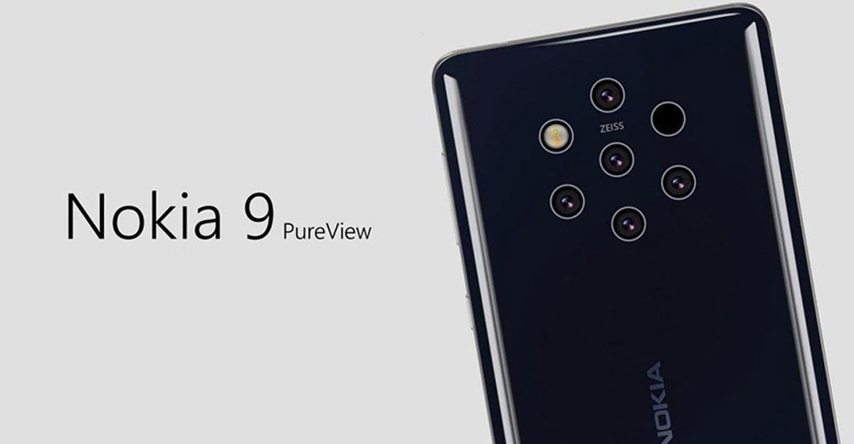 Điện thoại Nokia 9 PureView sở hữu 5 camera sau ấn tượng