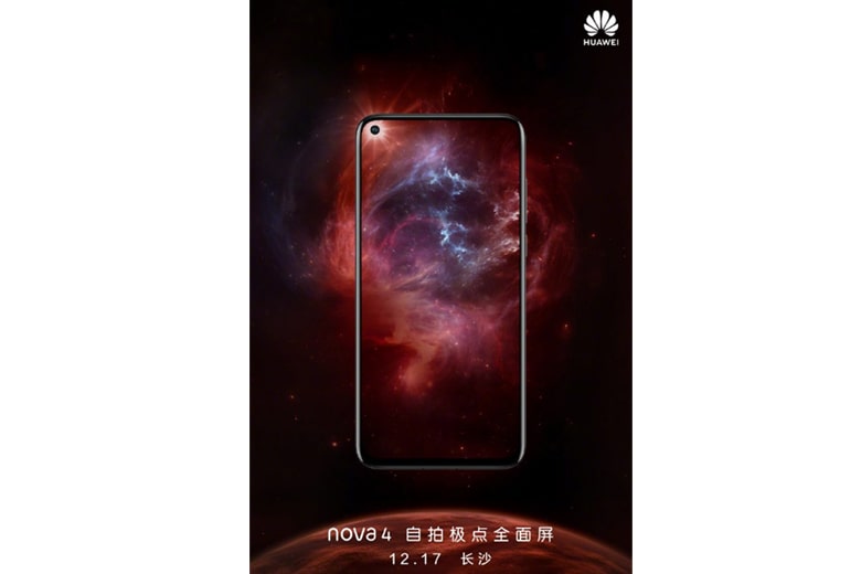 Huawei Nova 4 sử dụng màn hình nốt ruồi Infinity-O