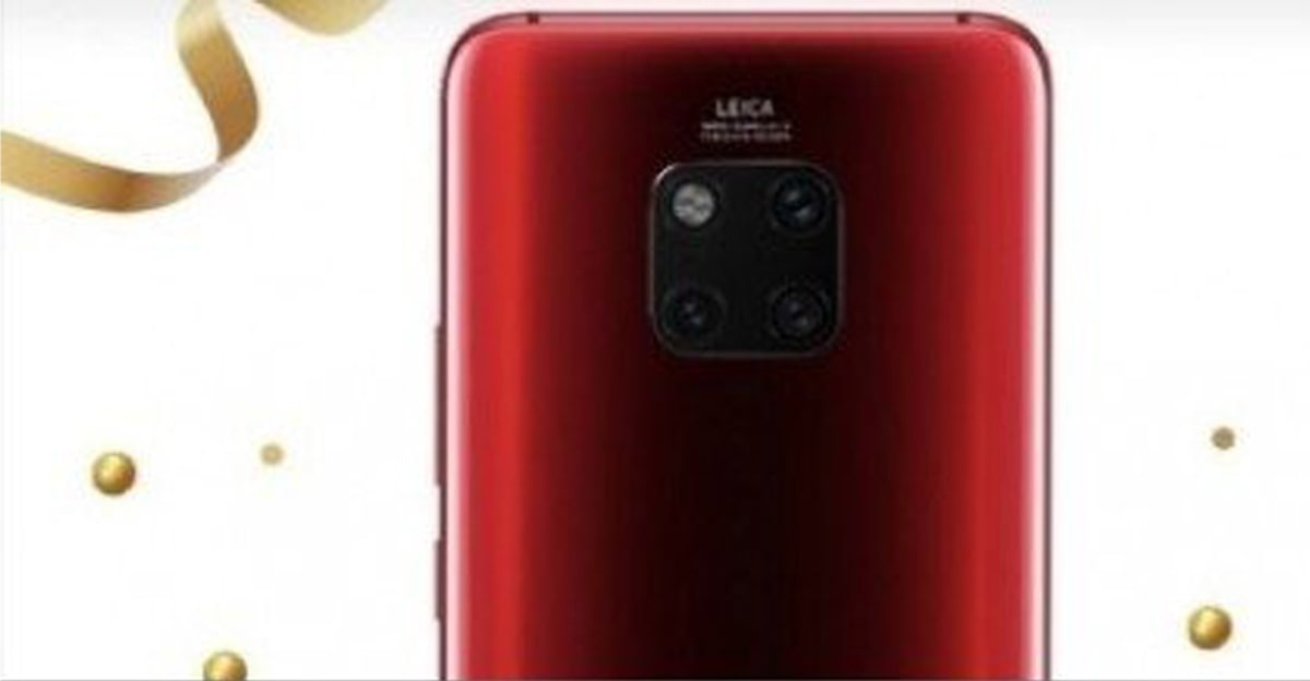 Huawei dự định ra mắt Mate 20 Pro phiên bản màu đỏ