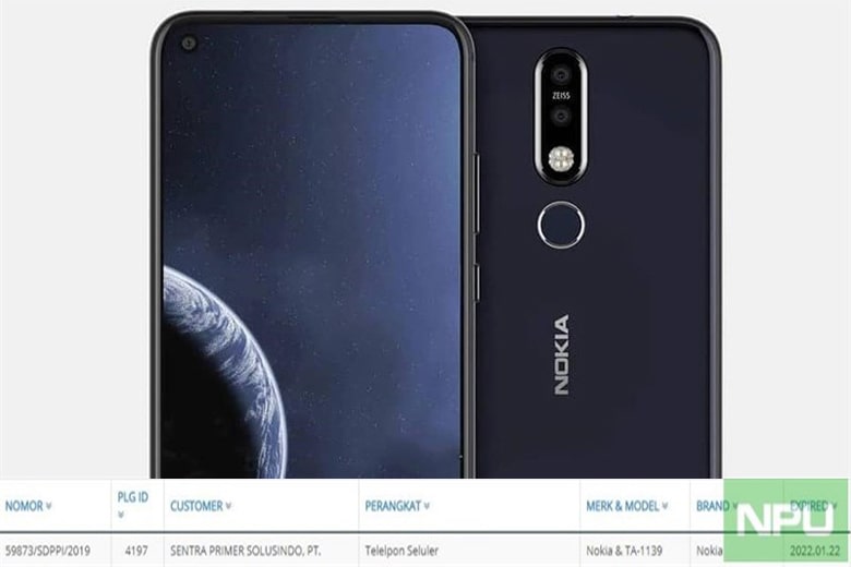Smartphone Nokia 6.2 bị nghi là Nokia 8.1 Plus chứng nhận tại Indonesia