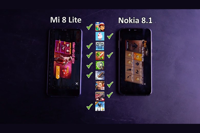 so-sanh-hieu-nang-xiaomi-mi-8-lite-vs-nokia-8.1-didongviet