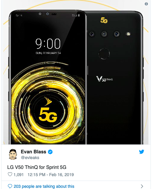 LG V50 ThinQ kết nối 5G