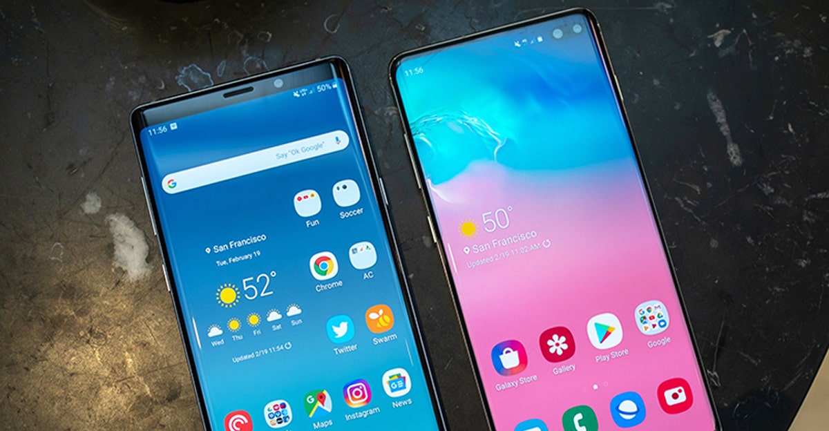 Galaxy S10 Plus vs Galaxy Note 9: Lựa chọn Flagship 2018 hay 2019 ...