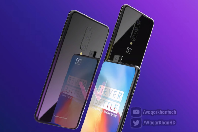 hình ảnh render mới của OnePlus 7