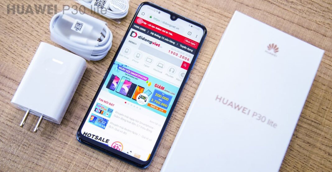 Hình ảnh trên tay Huawei P30 Lite và đánh giá nhanh tại Di Động Việt