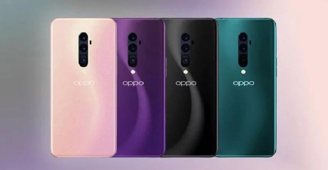 oppo reno lộ diện bốn biến thể màu sắc tuyệt đẹp