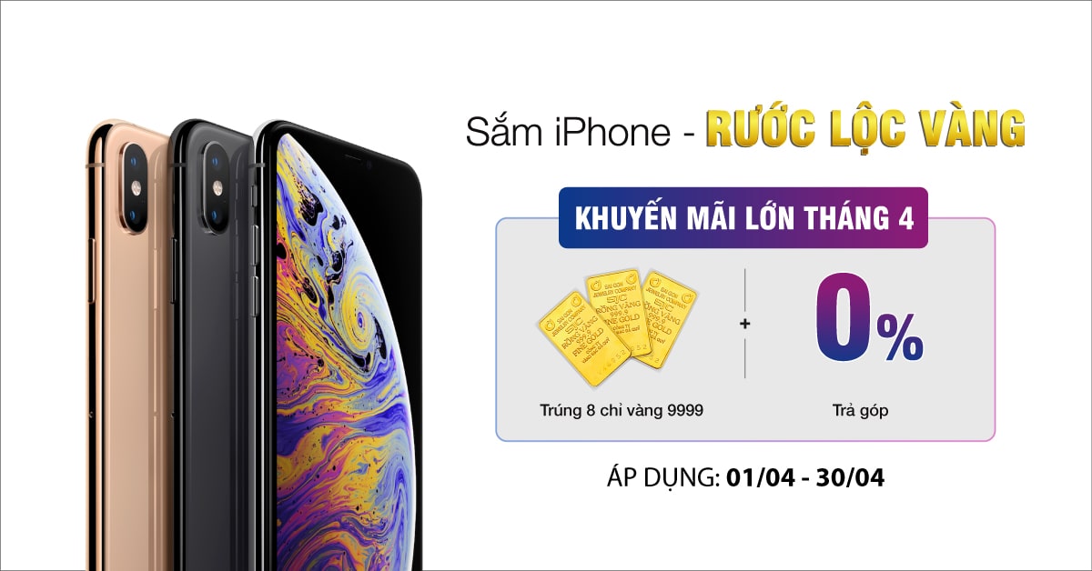 Sắm iPhone – Rước lộc vàng mừng đại lễ 30/04 tại Di Động Việt