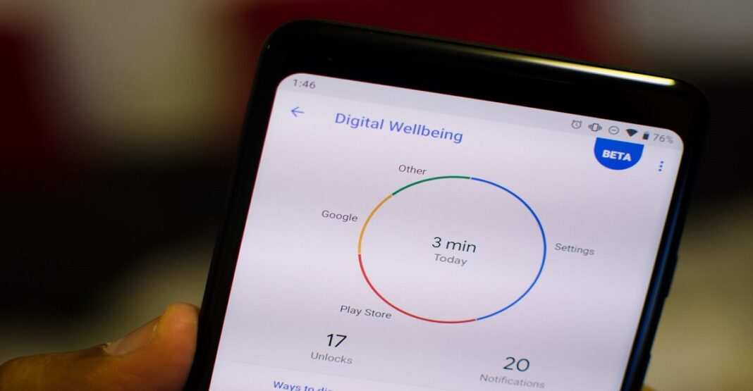 tính năng digital wellbeing