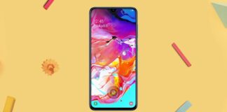 phiên bản màu Galaxy A70